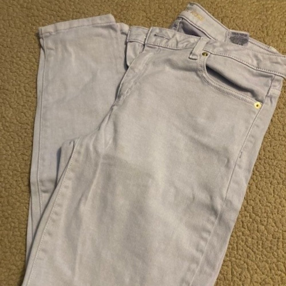 Michael Kors Light Purple Izzy Skinny Jeans - Size 10